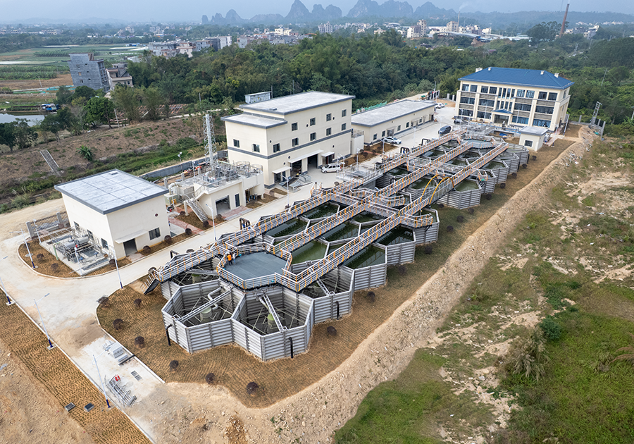 陽春示范：低碳低廢型柔性蜂巢裝配式污水處理廠